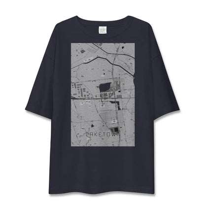 【越谷レイクタウン（埼玉県）】地図柄ビッグシルエットTシャツ