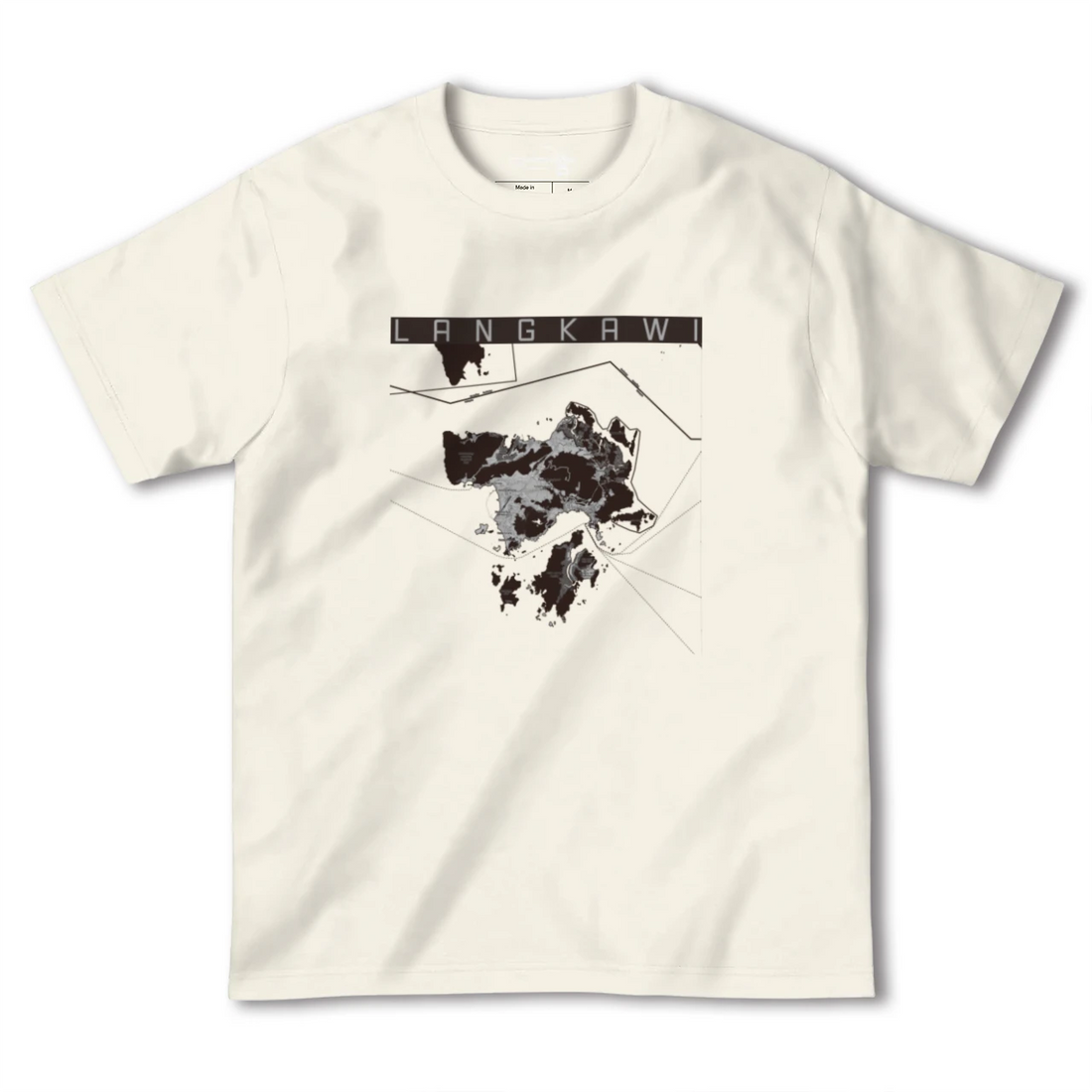 【ランカウイ(マレーシア)】地図柄ヘビーウェイトTシャツ