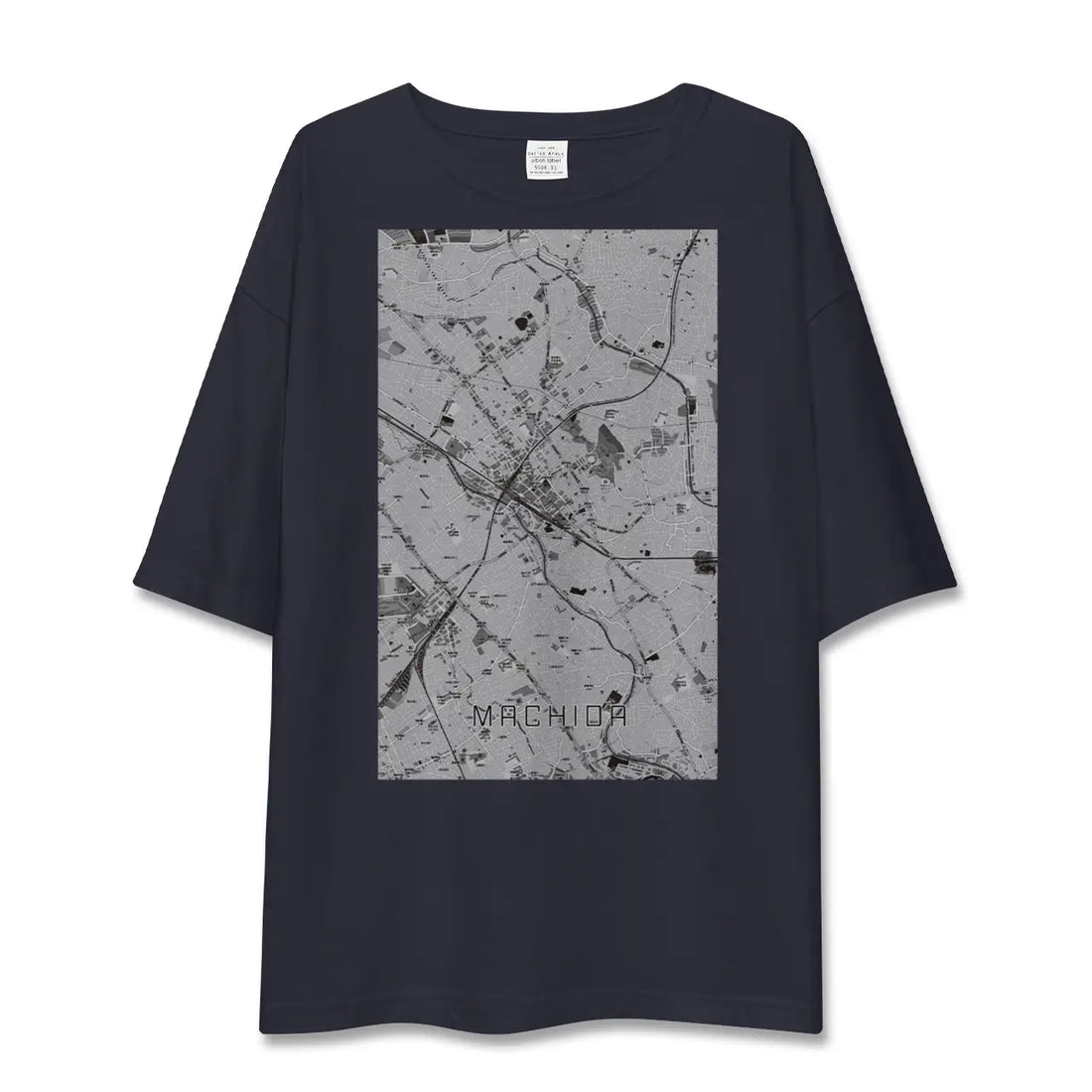 【町田(東京都)】地図柄ビッグシルエットTシャツ