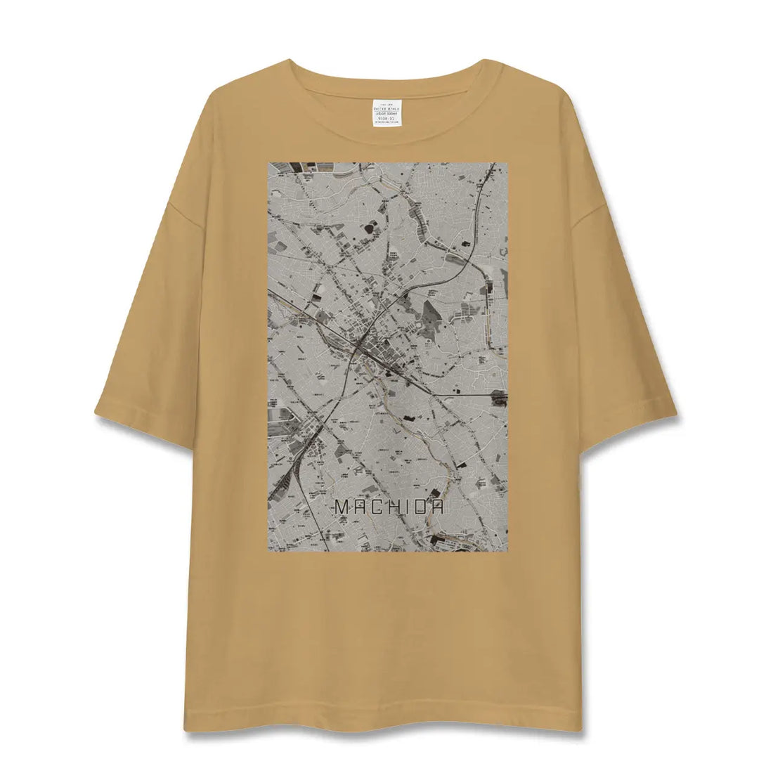 【町田(東京都)】地図柄ビッグシルエットTシャツ