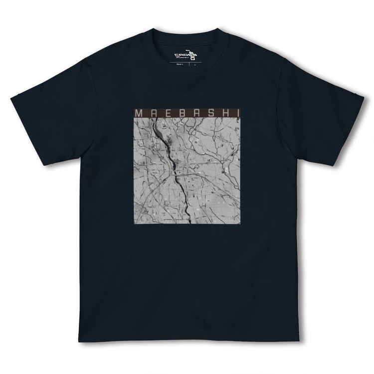 【前橋（群馬県）】地図柄ヘビーウェイトTシャツ