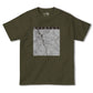 【前橋（群馬県）】地図柄ヘビーウェイトTシャツ