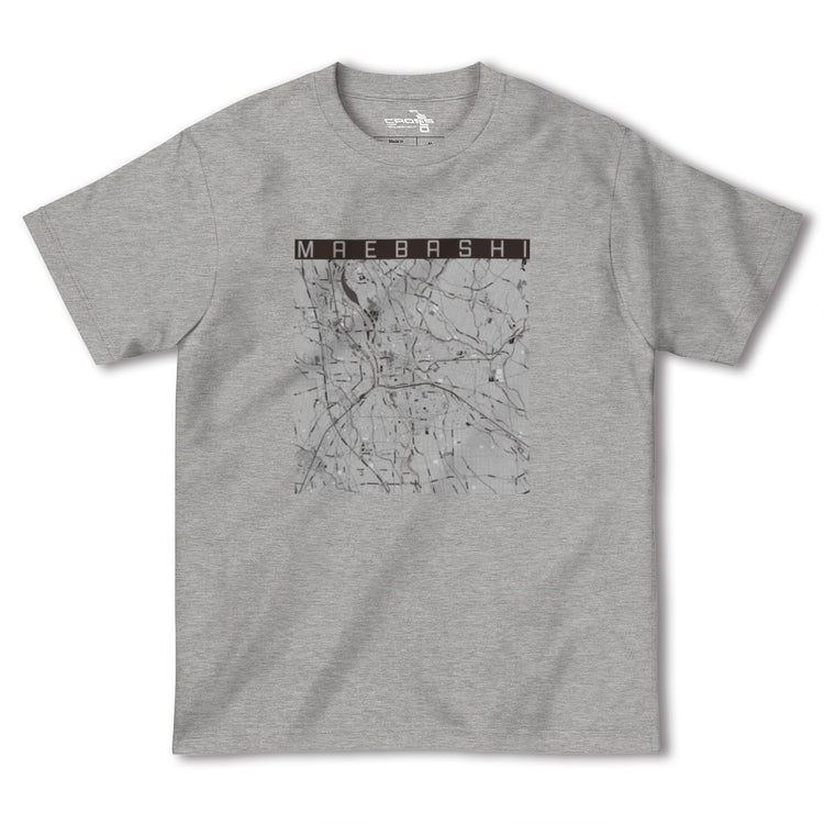 【前橋（群馬県）】地図柄ヘビーウェイトTシャツ