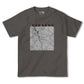 【前橋（群馬県）】地図柄ヘビーウェイトTシャツ