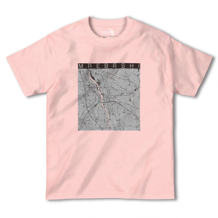 【前橋（群馬県）】地図柄ヘビーウェイトTシャツ