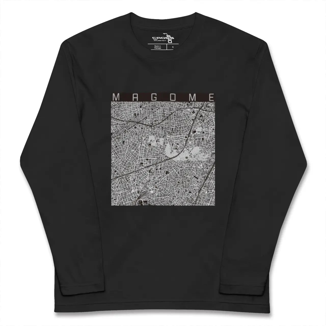 【馬込（東京都）】地図柄ロングスリーブTシャツ