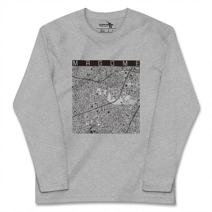 【馬込（東京都）】地図柄ロングスリーブTシャツ