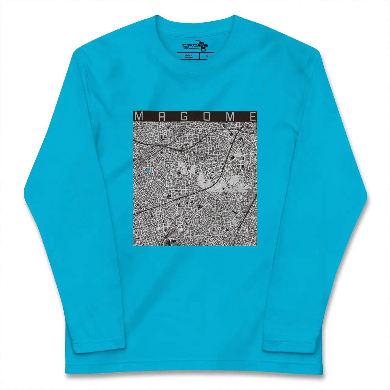【馬込（東京都）】地図柄ロングスリーブTシャツ