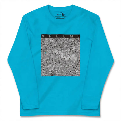 【馬込（東京都）】地図柄ロングスリーブTシャツ