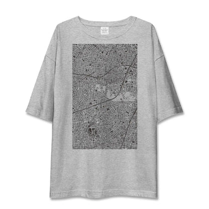 【馬込（東京都）】地図柄ビッグシルエットTシャツ