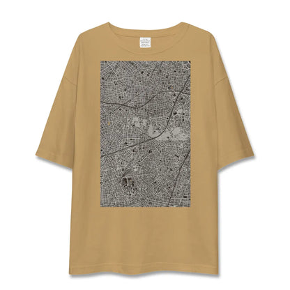 【馬込（東京都）】地図柄ビッグシルエットTシャツ