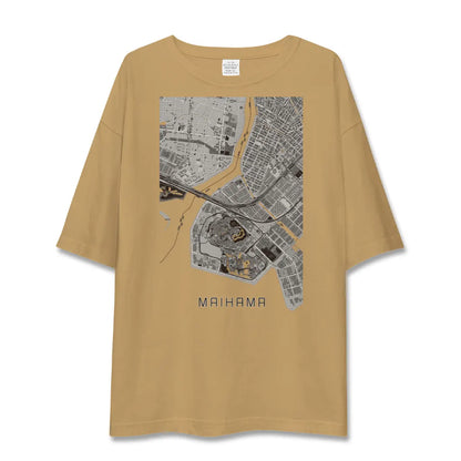【舞浜（千葉県）】地図柄ビッグシルエットTシャツ