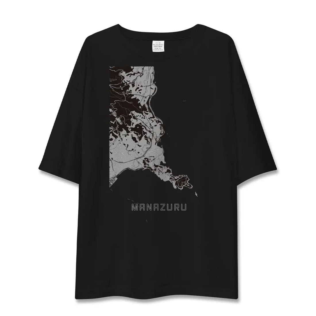 【真鶴（神奈川県）】地図柄ビッグシルエットTシャツ
