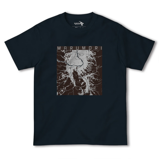 【丸森（宮城県）】地図柄ヘビーウェイトTシャツ