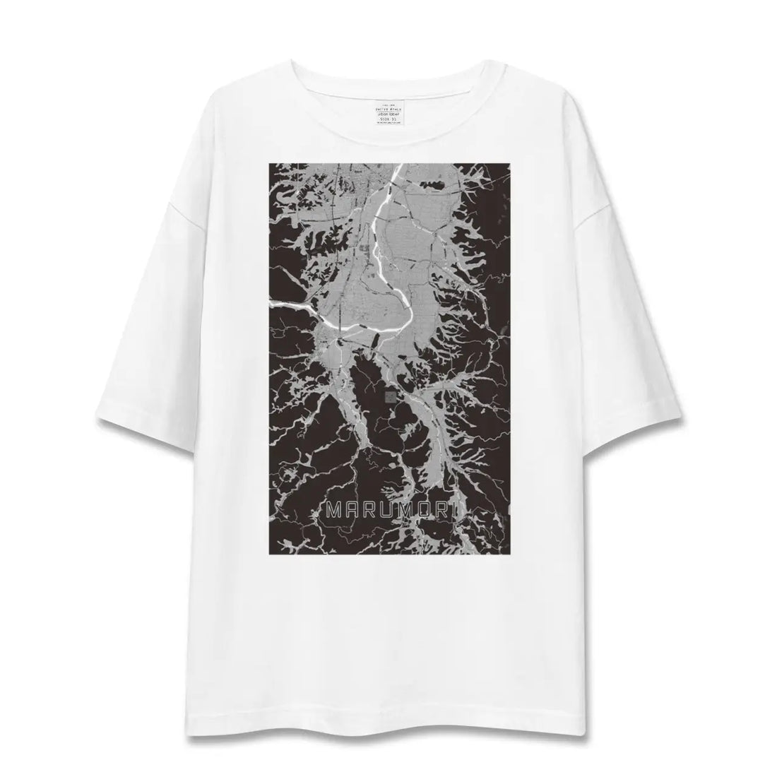 【丸森(宮城県)】地図柄ビッグシルエットTシャツ