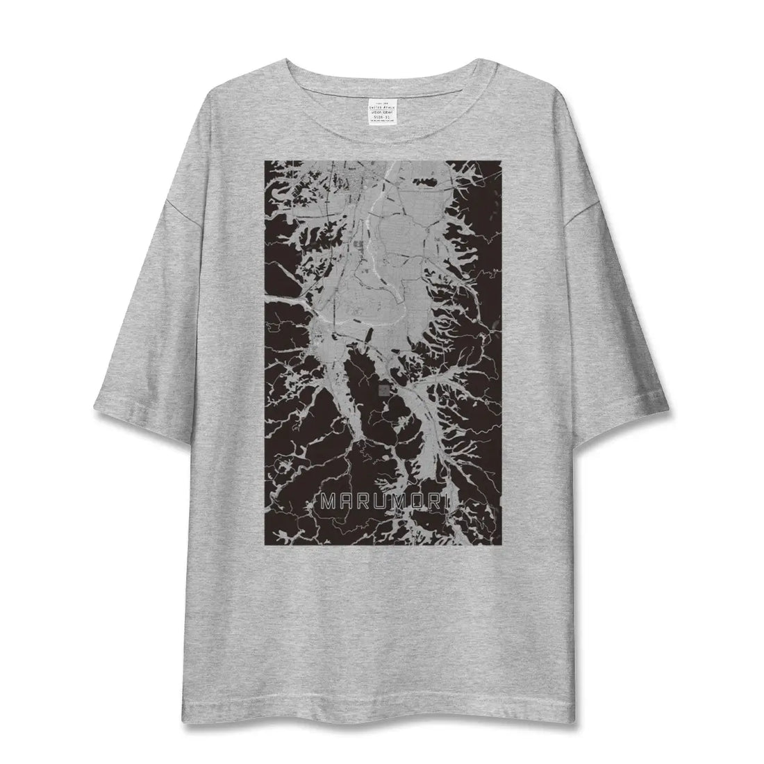 【丸森（宮城県）】地図柄ビッグシルエットTシャツ