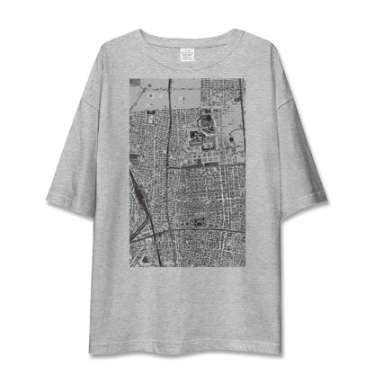 【丸の内（愛知県）】地図柄ビッグシルエットTシャツ