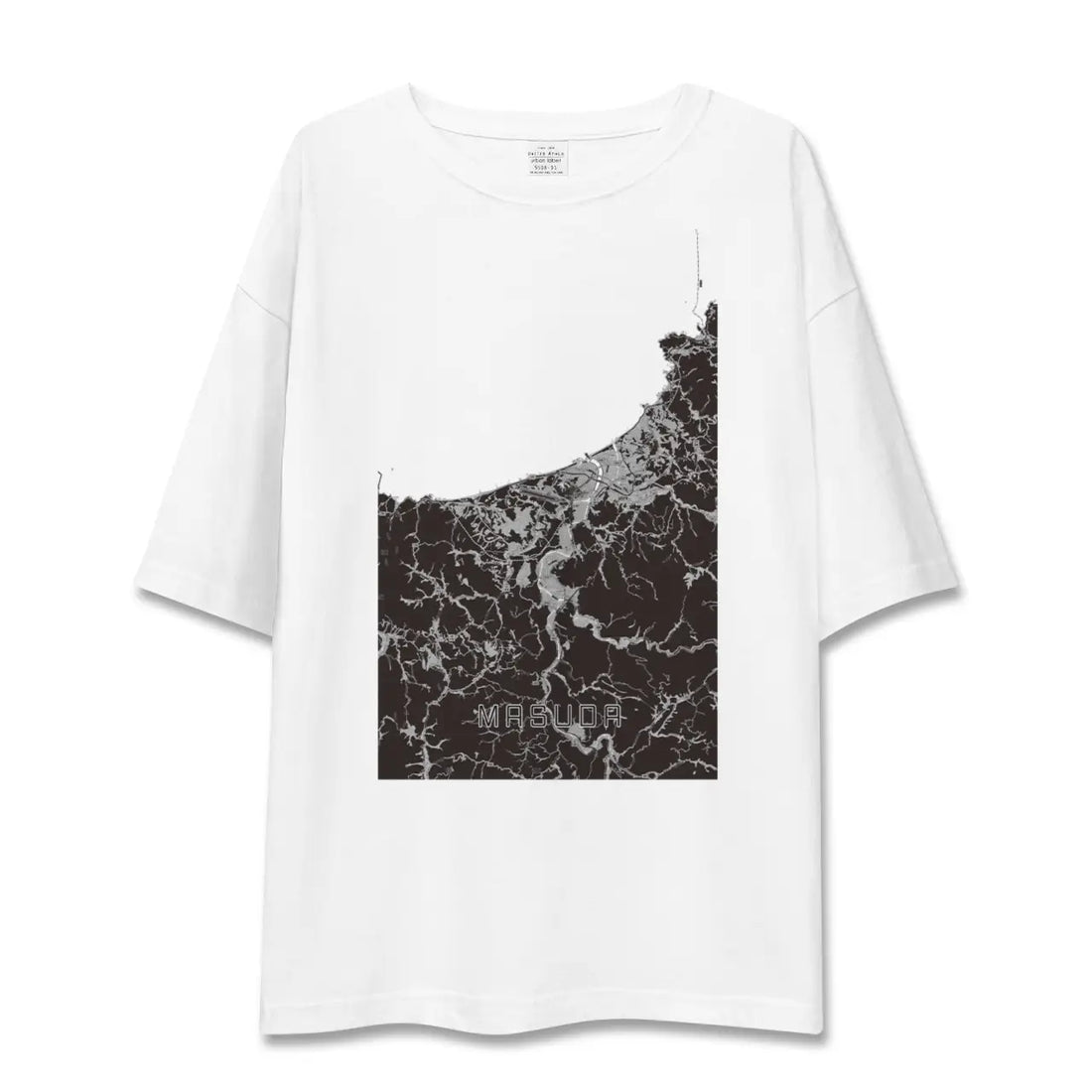 【益田(島根県)】地図柄ビッグシルエットTシャツ