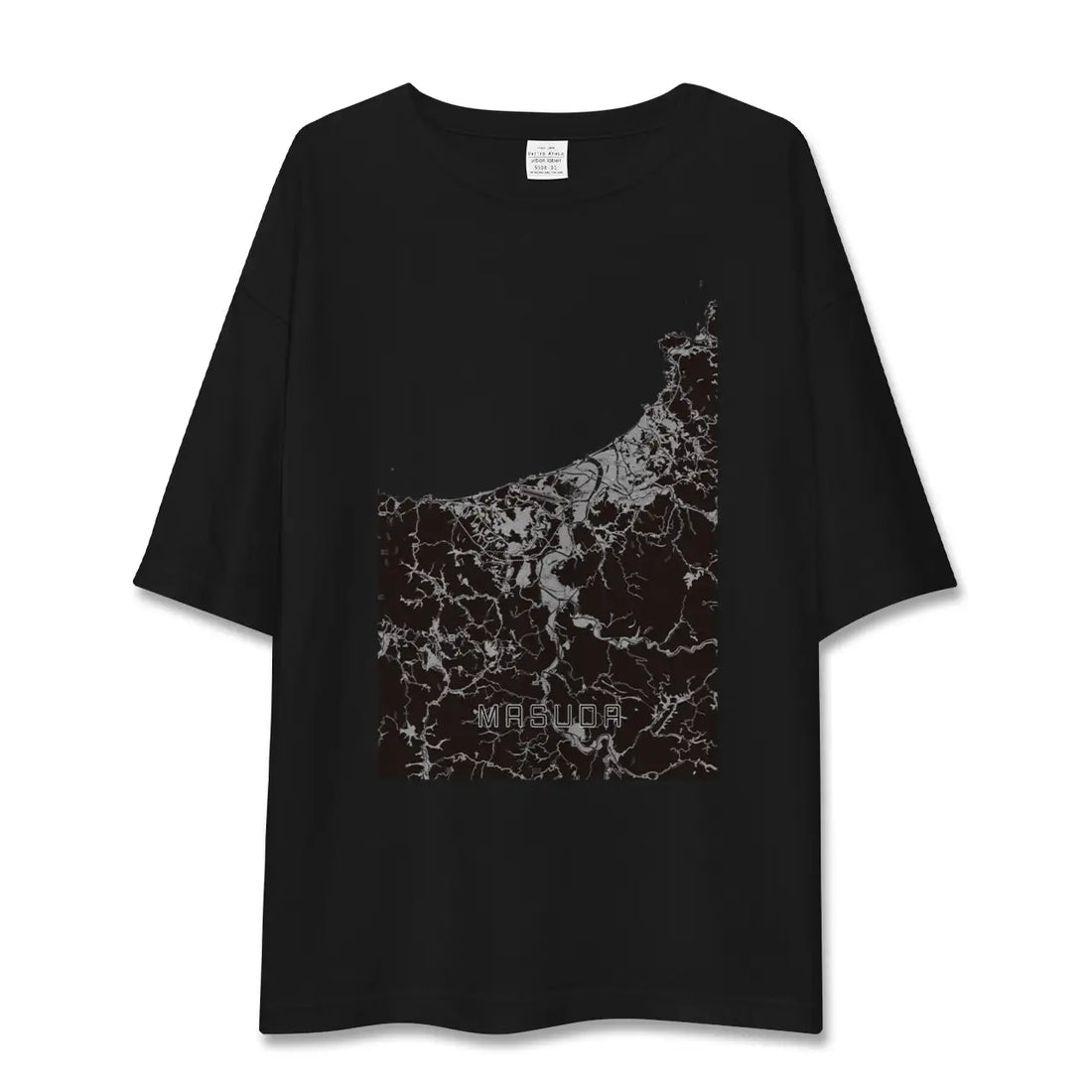 【益田（島根県）】地図柄ビッグシルエットTシャツ