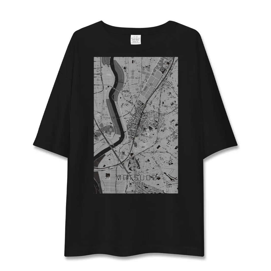 【松戸（千葉県）】地図柄ビッグシルエットTシャツ