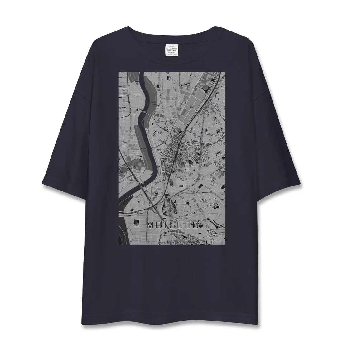 【松戸（千葉県）】地図柄ビッグシルエットTシャツ