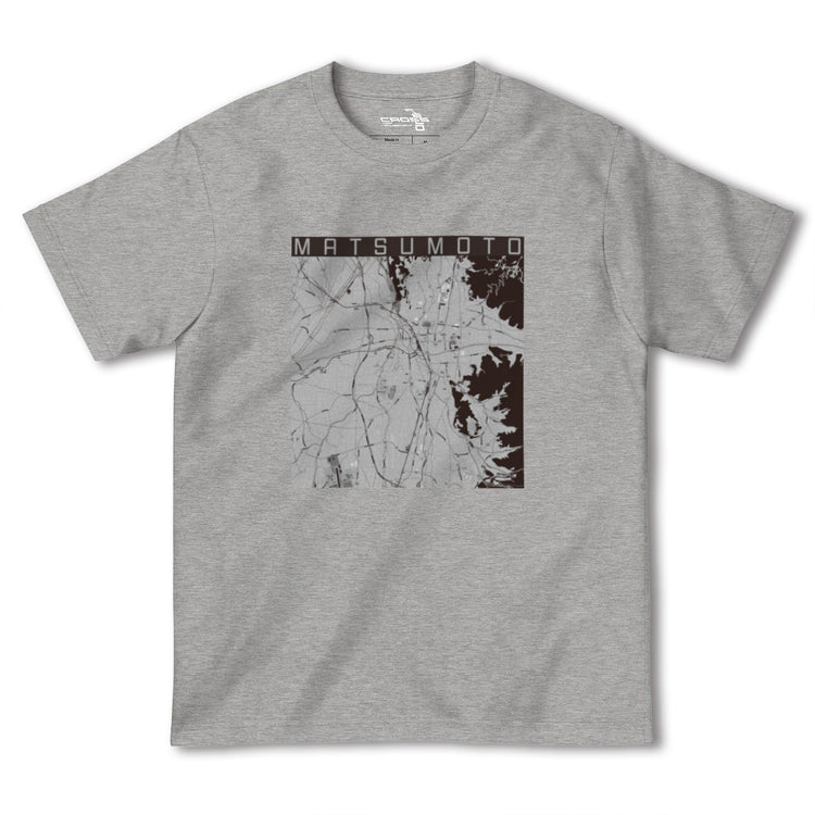 【松本（長野県）】地図柄ヘビーウェイトTシャツ