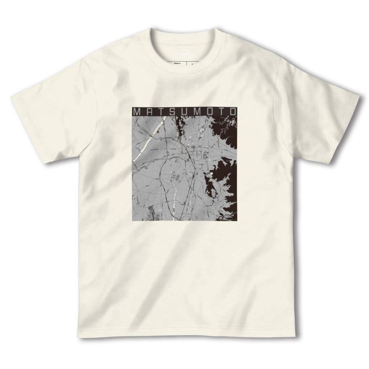 【松本（長野県）】地図柄ヘビーウェイトTシャツ