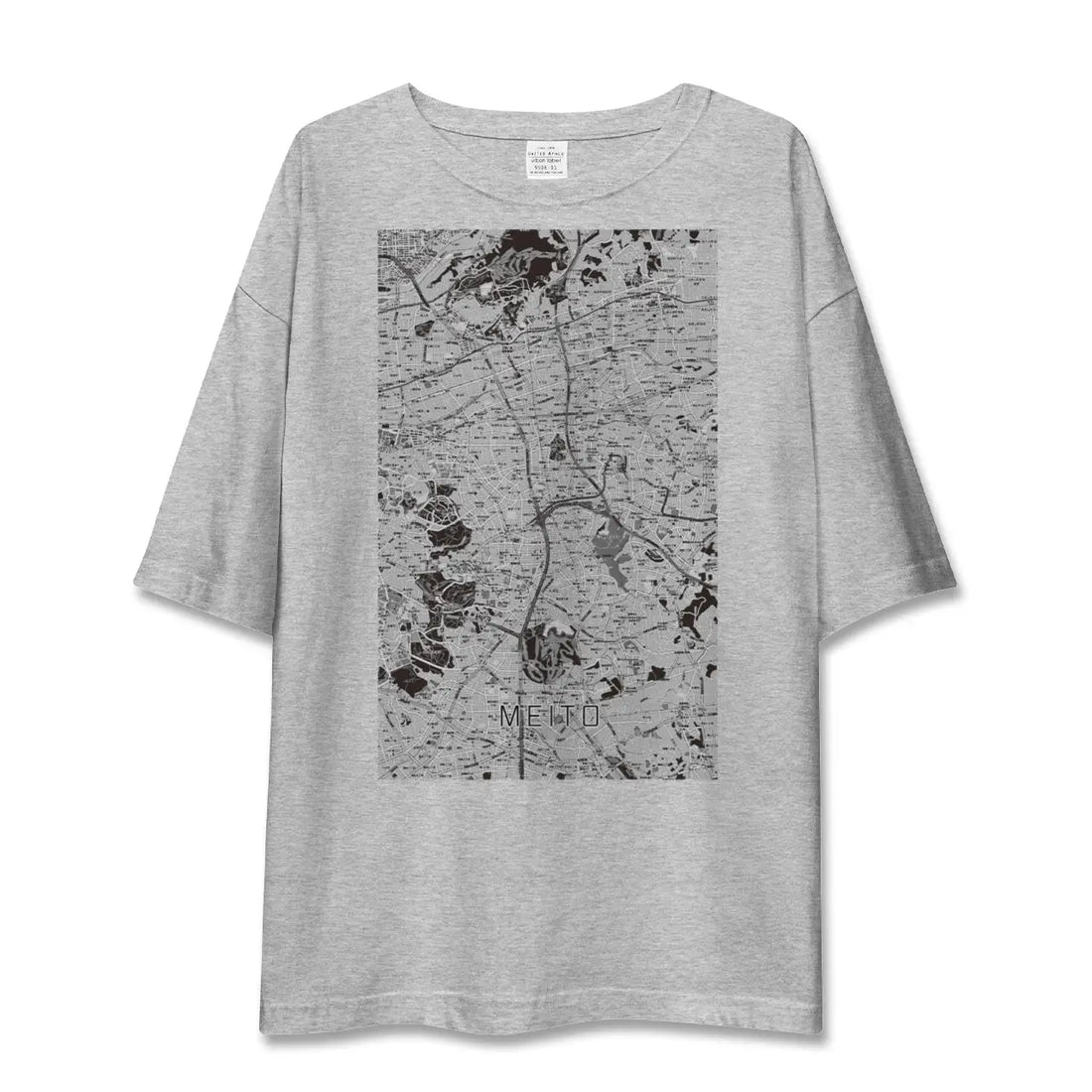 【名東（愛知県）】地図柄ビッグシルエットTシャツ