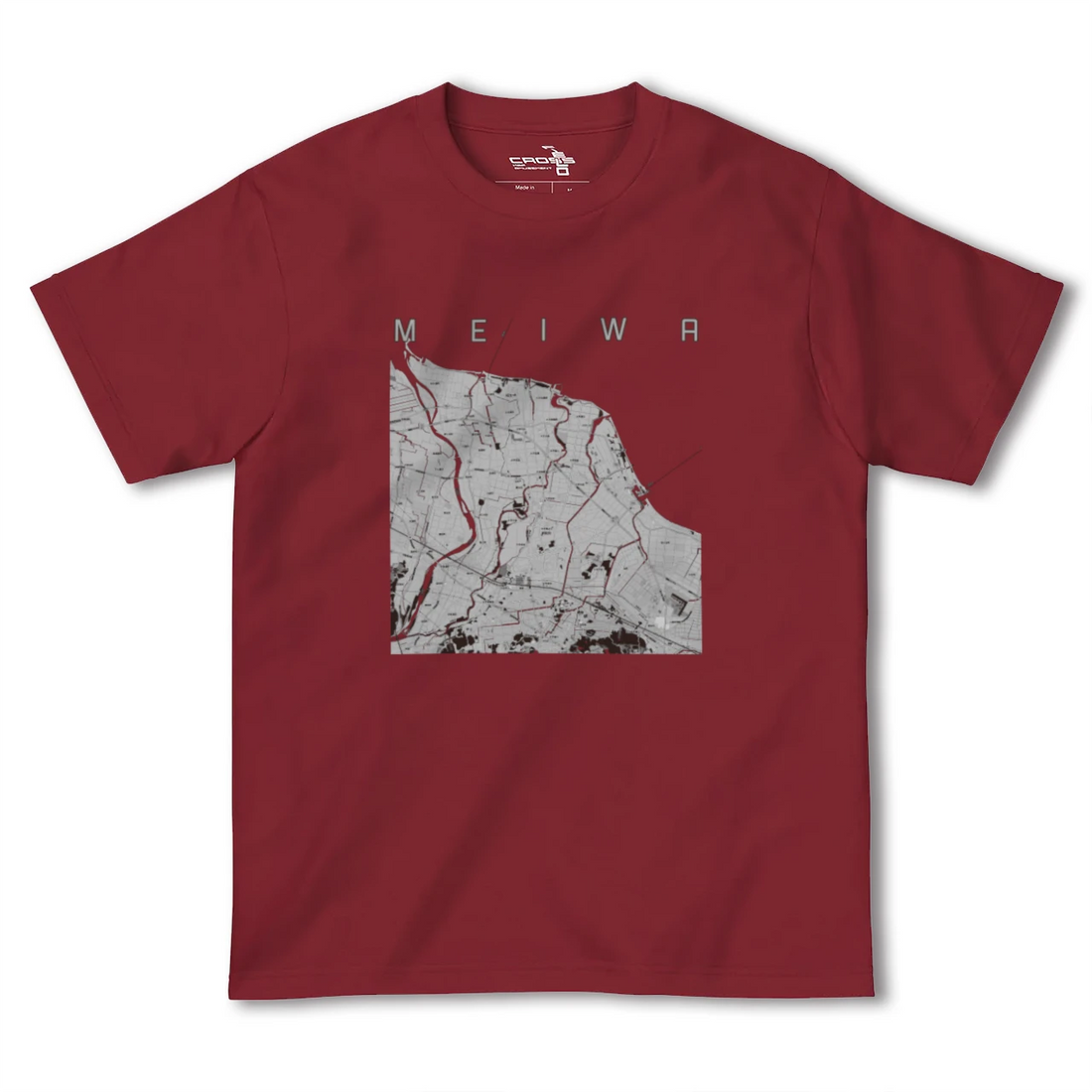 【明和(三重県)】地図柄ヘビーウェイトTシャツ