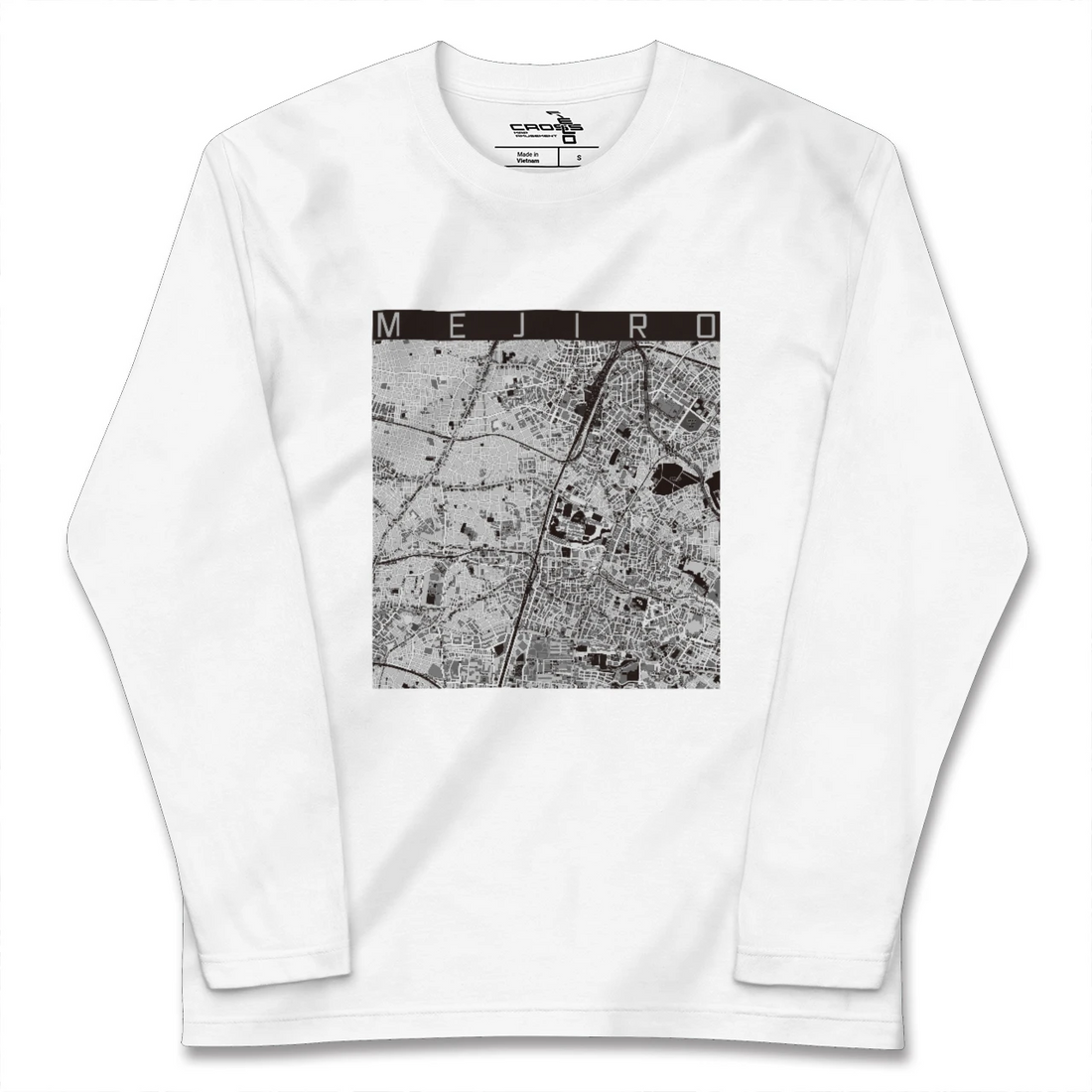 【目白(東京都)】地図柄ロングスリーブTシャツ