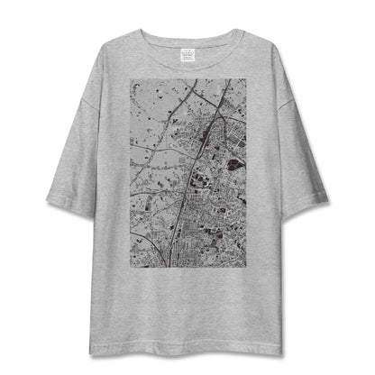 【目白（東京都）】地図柄ビッグシルエットTシャツ