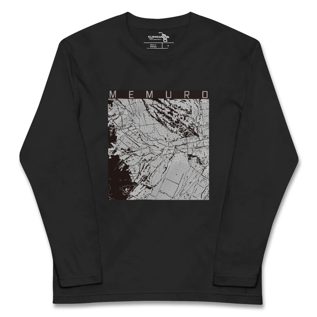 【芽室(北海道)】地図柄ロングスリーブTシャツ