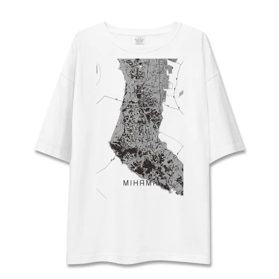 【美浜(愛知県)】地図柄ビッグシルエットTシャツ