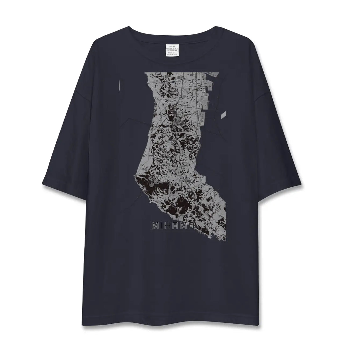 【美浜（愛知県）】地図柄ビッグシルエットTシャツ