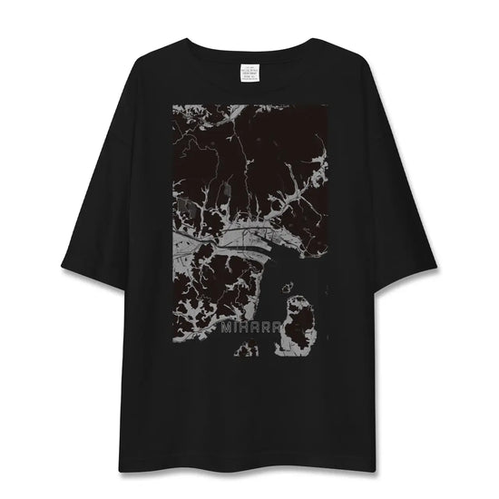 【三原（広島県）】地図柄ビッグシルエットTシャツ