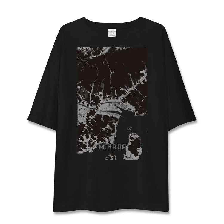 【三原（広島県）】地図柄ビッグシルエットTシャツ