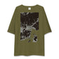 【三原（広島県）】地図柄ビッグシルエットTシャツ