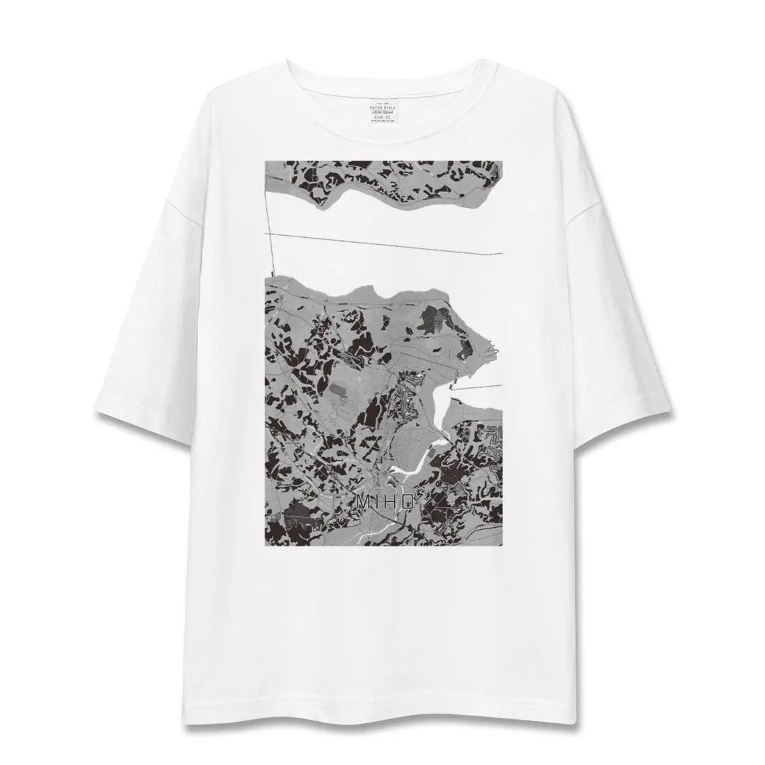 【美浦(茨城県)】地図柄ビッグシルエットTシャツ