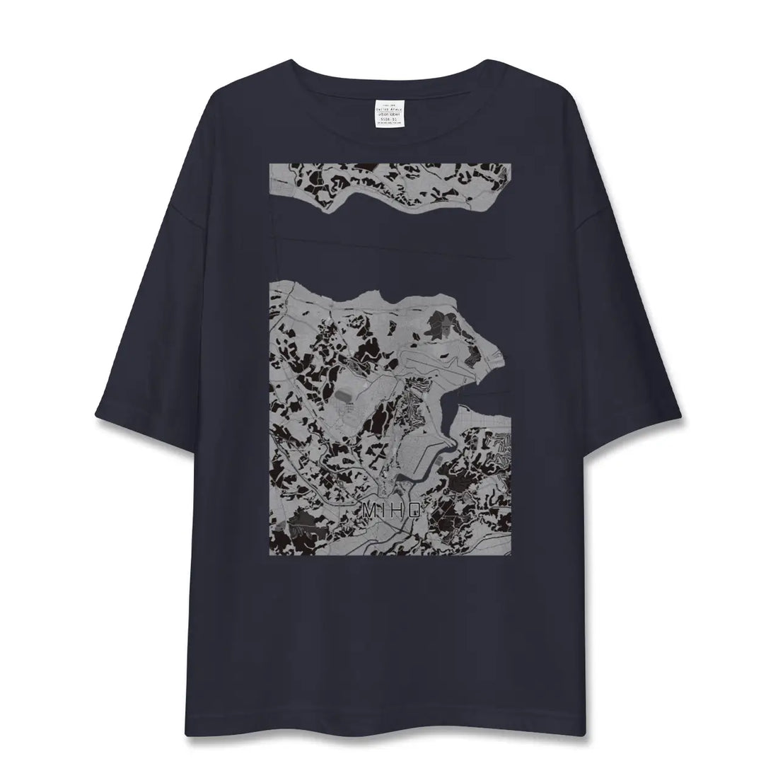 【美浦（茨城県）】地図柄ビッグシルエットTシャツ