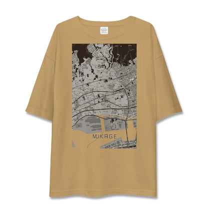 【御影（兵庫県）】地図柄ビッグシルエットTシャツ