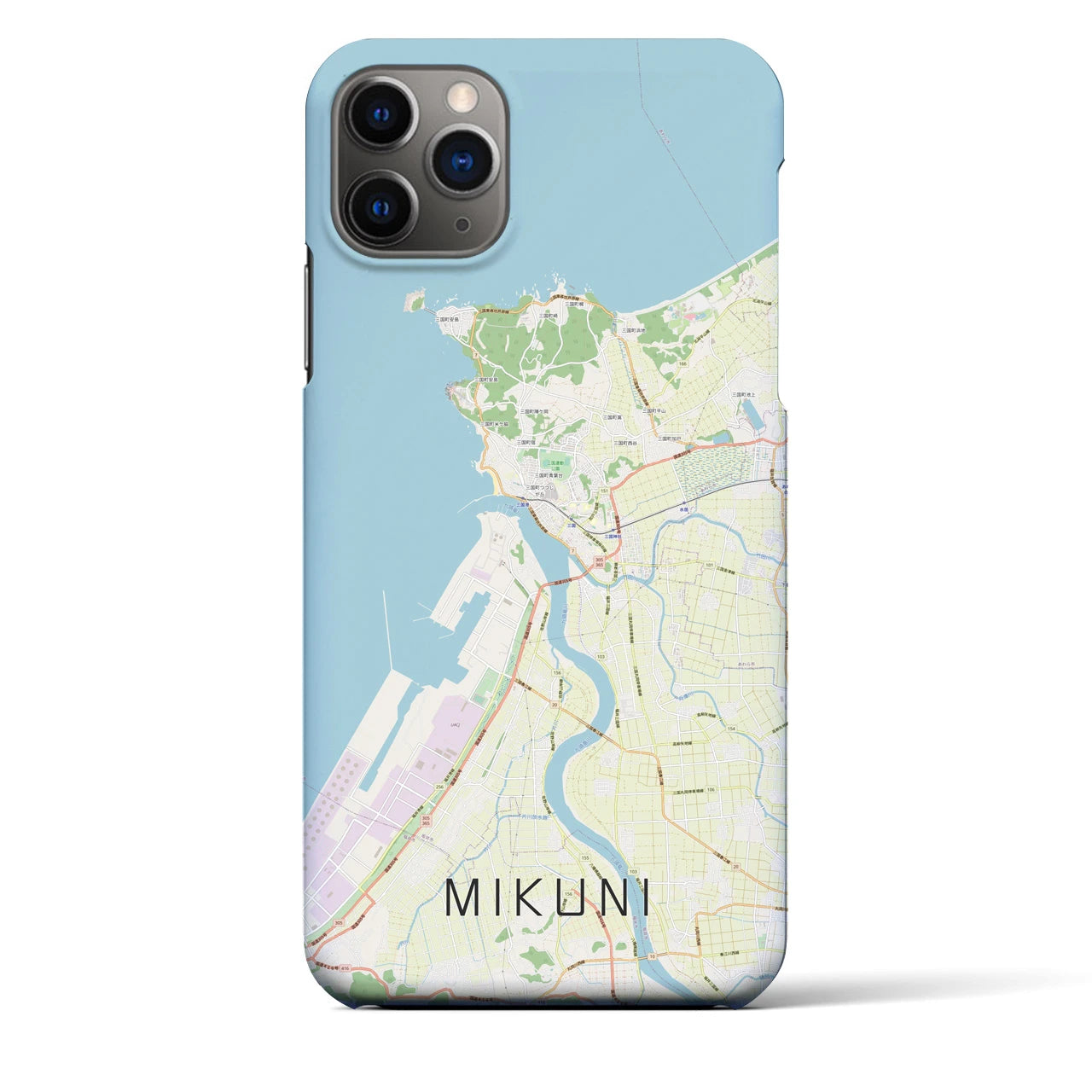 【三国】地図柄iPhoneケース（バックカバータイプ・ナチュラル）iPhone 11 Pro Max 用