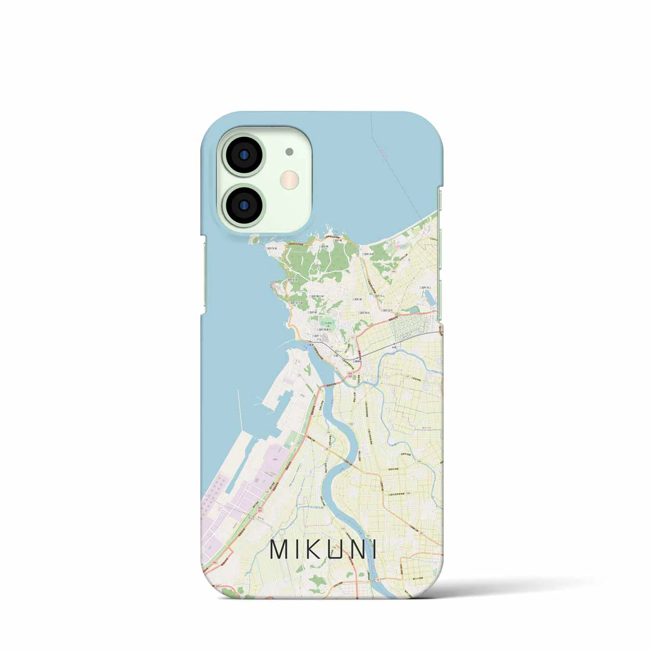 【三国】地図柄iPhoneケース（バックカバータイプ・ナチュラル）iPhone 12 mini 用