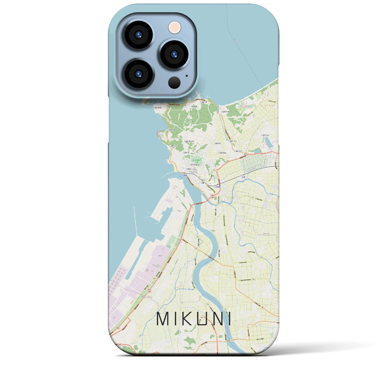 【三国】地図柄iPhoneケース（バックカバータイプ・ナチュラル）iPhone 13 Pro Max 用