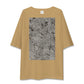 【ミラノ（イタリア）】地図柄ビッグシルエットTシャツ