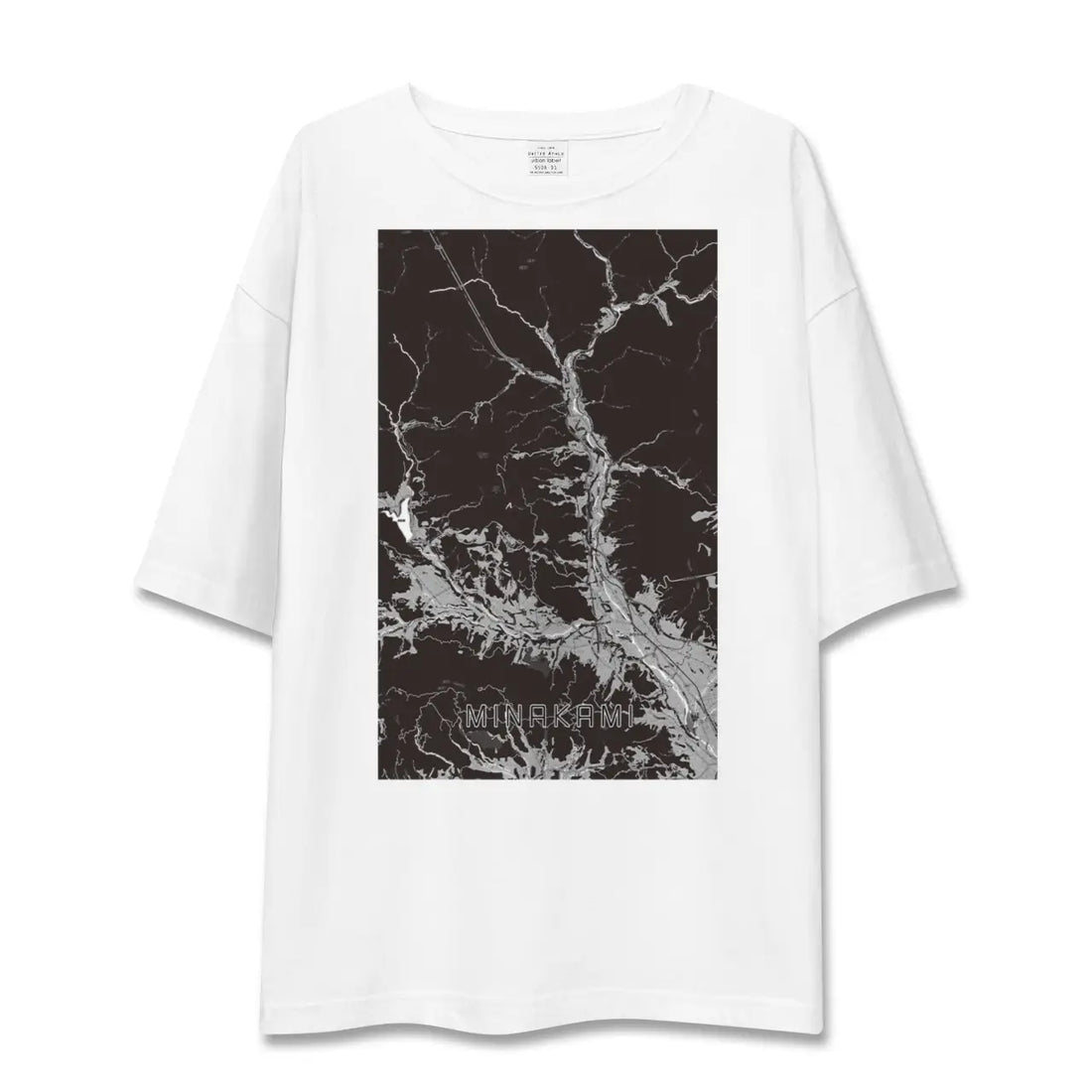 【みなかみ(群馬県)】地図柄ビッグシルエットTシャツ