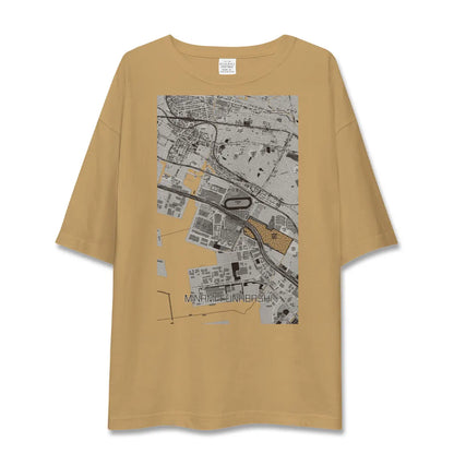 【南船橋（千葉県）】地図柄ビッグシルエットTシャツ