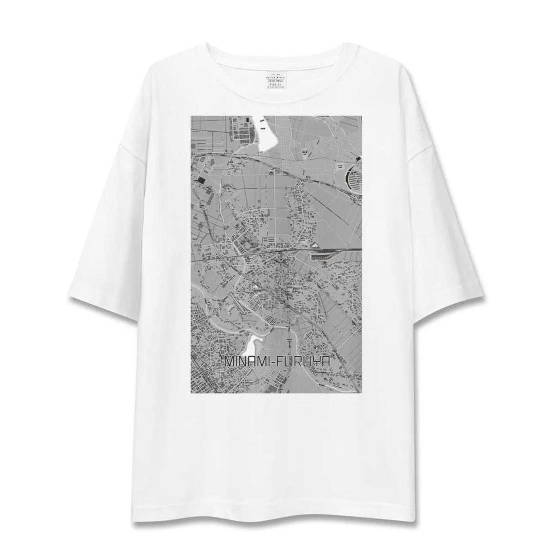 【南古谷(埼玉県)】地図柄ビッグシルエットTシャツ