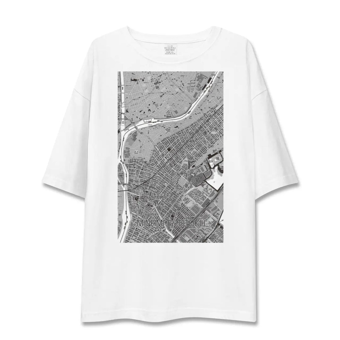 【南行徳(千葉県)】地図柄ビッグシルエットTシャツ