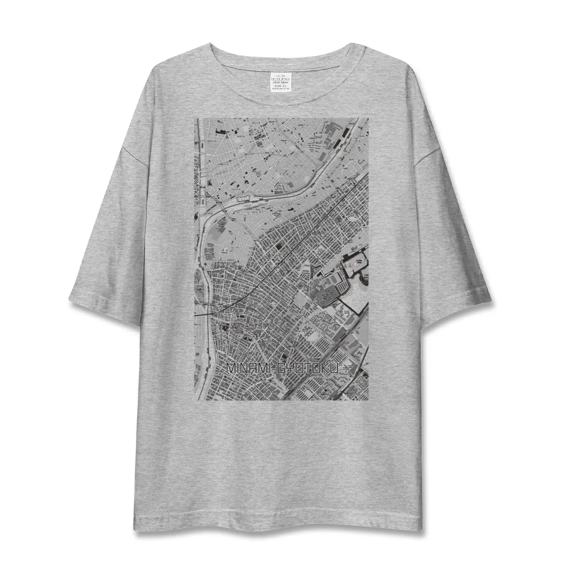 【南行徳（千葉県）】地図柄ビッグシルエットTシャツ