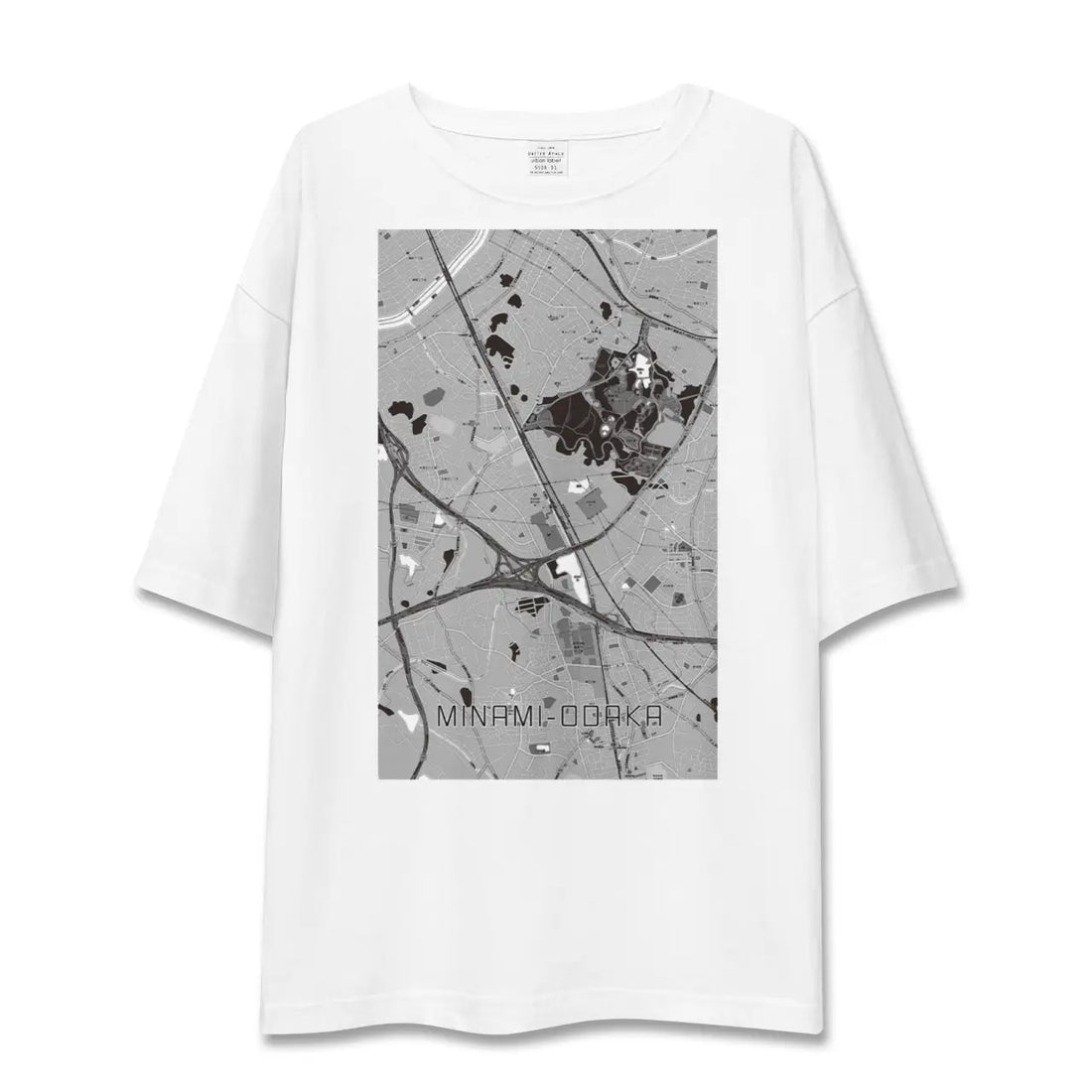 【南大高(愛知県)】地図柄ビッグシルエットTシャツ
